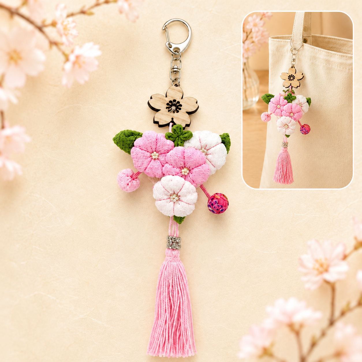 桜キーホルダー 桜キーホルダー