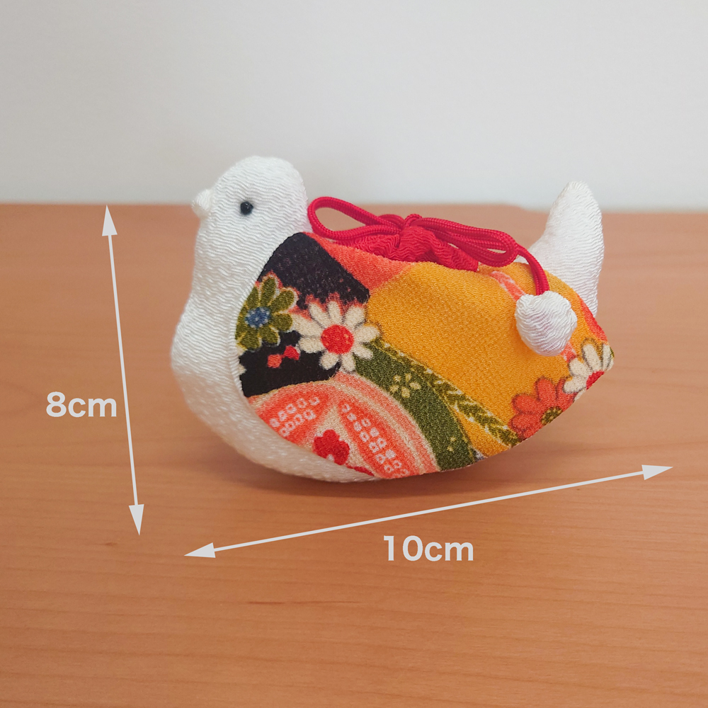 ちりめん細工 はと