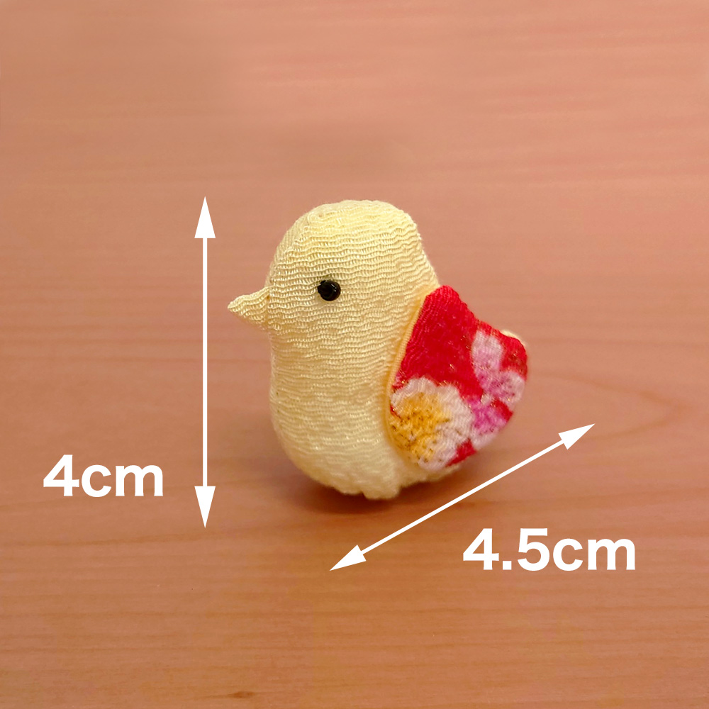 ちりめん細工　可愛いひよこ