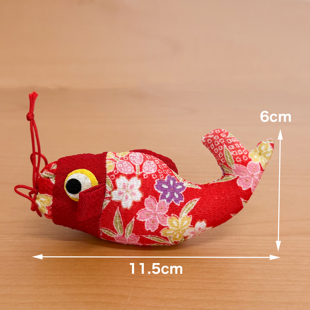 ちりめん細工　鯉