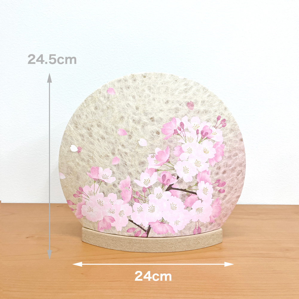 丸型照明小桜ピンク